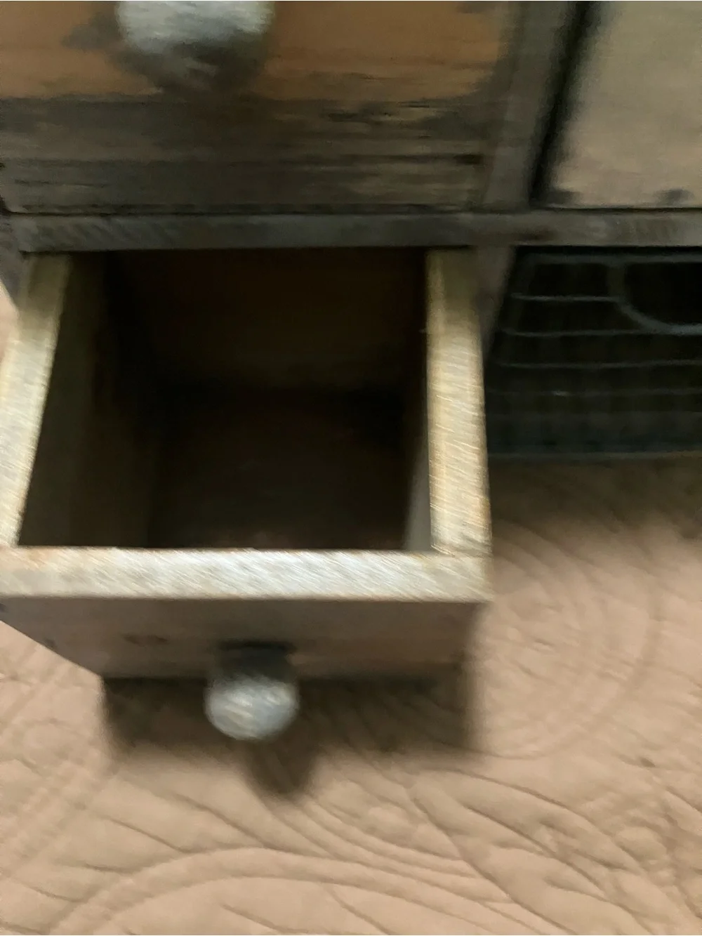 Desk Top Organizer With a Rustic Design